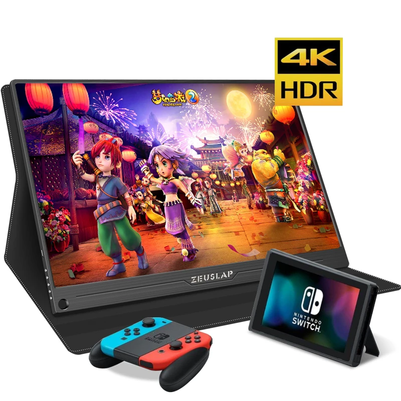 Портативный монитор 15 6 'ɴK lcd hd HDMI usb type C Дисплей для ПК ноутбука телефона