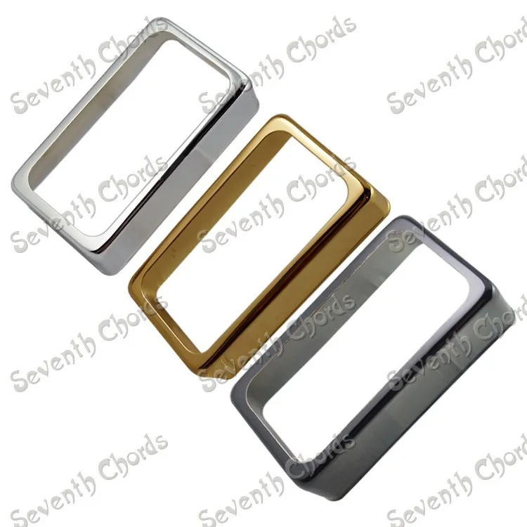 

Пара латунных крышек для электрогитары хамбакера/крышки/оболочки/верхние-хромированные-черные-золотые