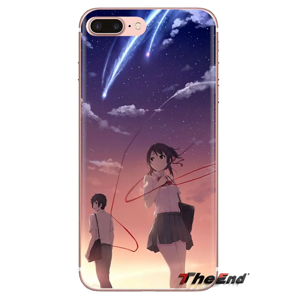 For Samsung Galaxy S3 S4 S5 Mini S6 S7 Edge S8 S9 S10 Plus Note 3 4 5 8 9 TPU Transparent Shell Cases romantic cartoon Your Name |
