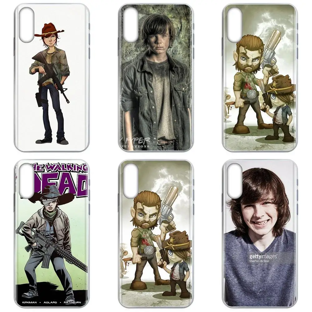 Мягкий ТПУ противоударный Ходячие мертвецы Карл Граймс для Samsung Galaxy Note 5 8 9 S3 S4 S5 S6