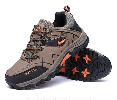 

New Autumn And Winter Shoes Men's Large Size Hiking Boots Low-cut Snow Boots Sports Outdoor Leisure Hiking Shoes
