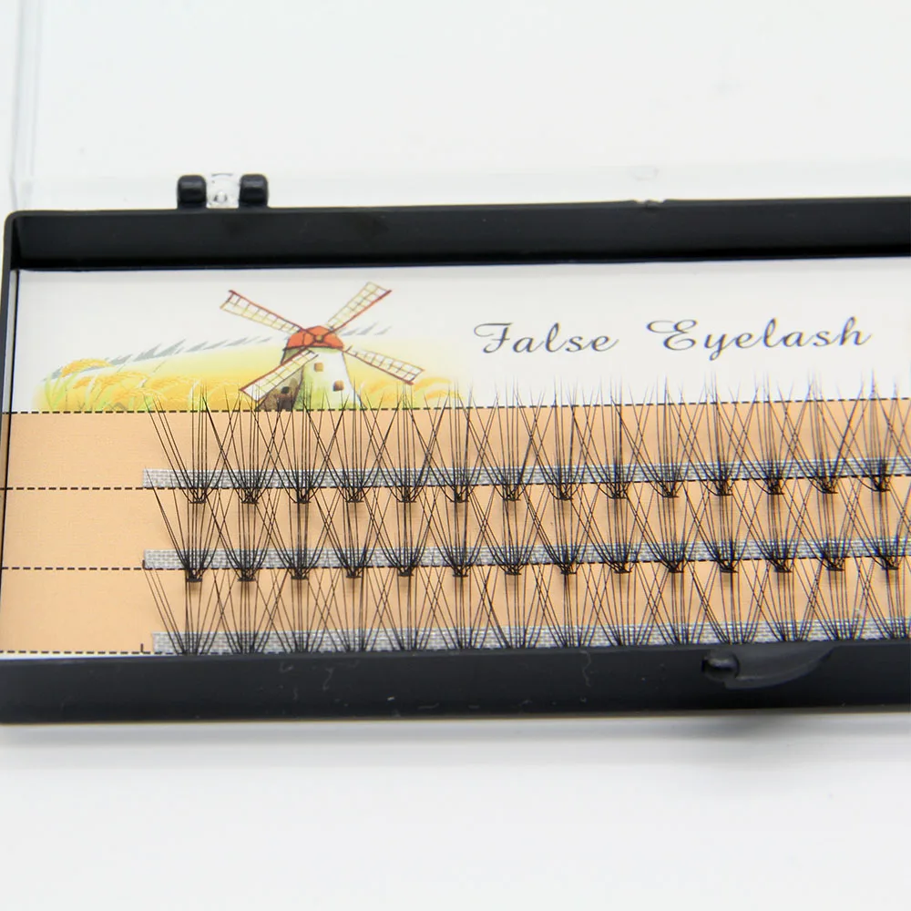 Ресницы Накладные профессиональные для наращивания 60 шт. индивидуальные