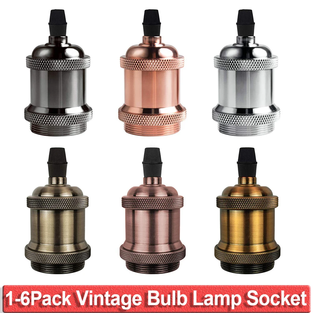 Винтажный подвесной светильник старинный держатель лампы E26 E27 патрон Эдисона в