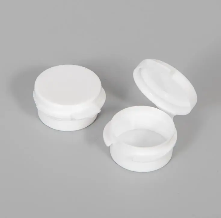 

5g Plastic Transparent White Small Sample Bottle Cosmetic Empty Jar Pot Eyeshadow Lip Balm Face Cream Container 1000pcs SN98