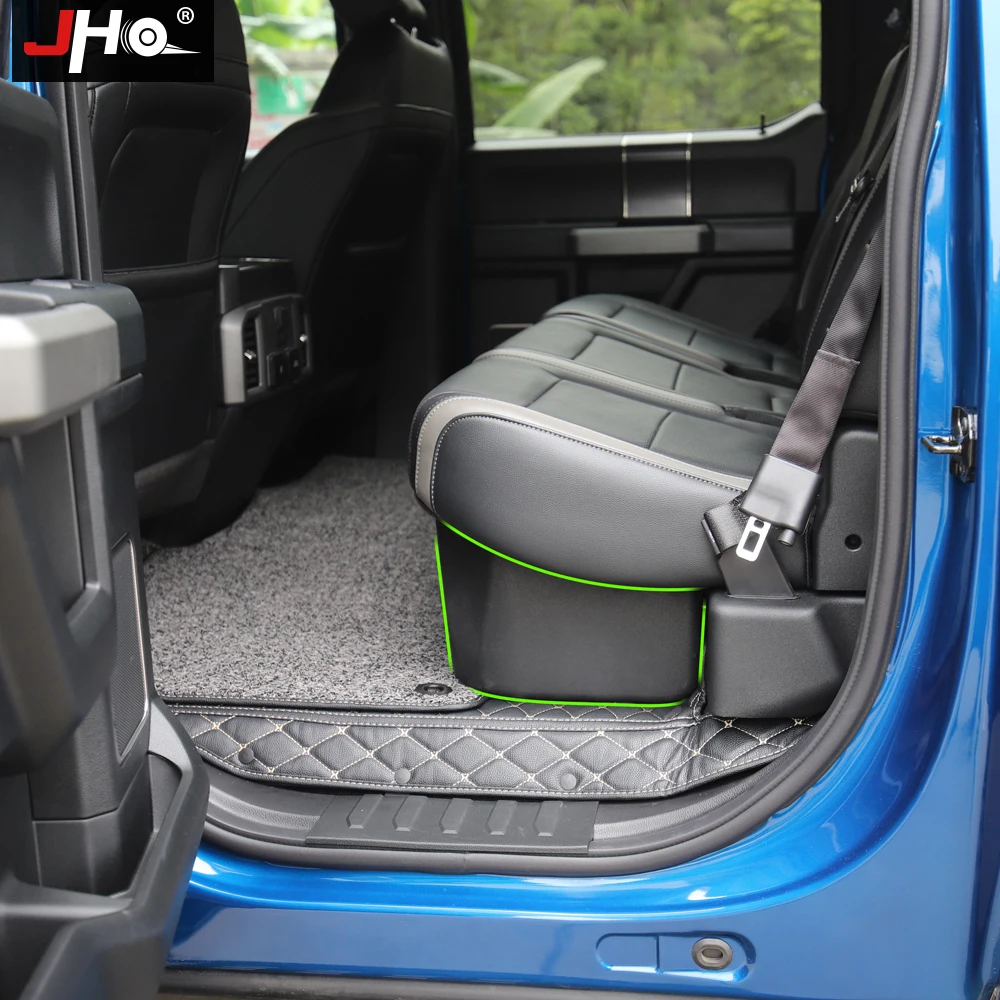 JHO 4-дверный пикап органайзер для хранения аксессуары заднего ряда Underseat ящик для хранения для- Ford F150 Raptor