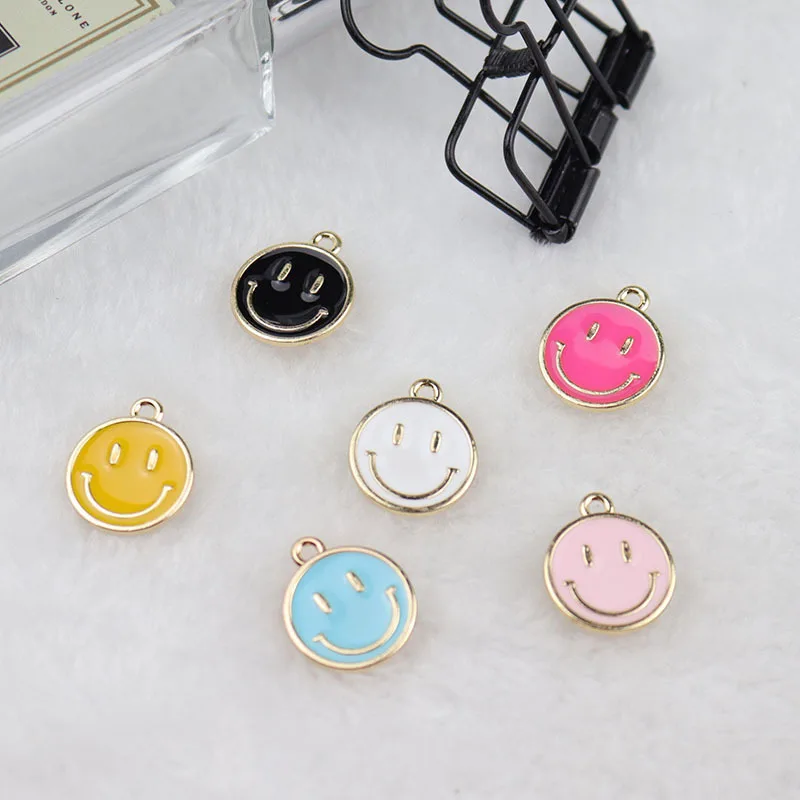 Подвеска для сережек сделай сам Ювелирное Украшение с изображением улыбающегося