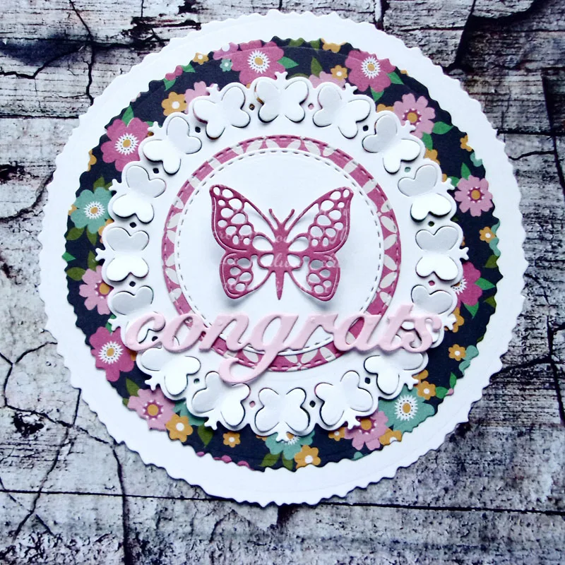 Необычное создание вырубки 3D Рамка Бабочка альбом для фотографий|stencil diy|stencil
