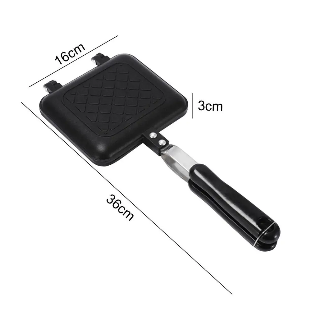 

Bread Baking Pan Double-sided Frying Pan Non-Stick Pan Waffle Sandwich Toast Mold Breakfast Pot Kitchen Suppies Cooking Utensils