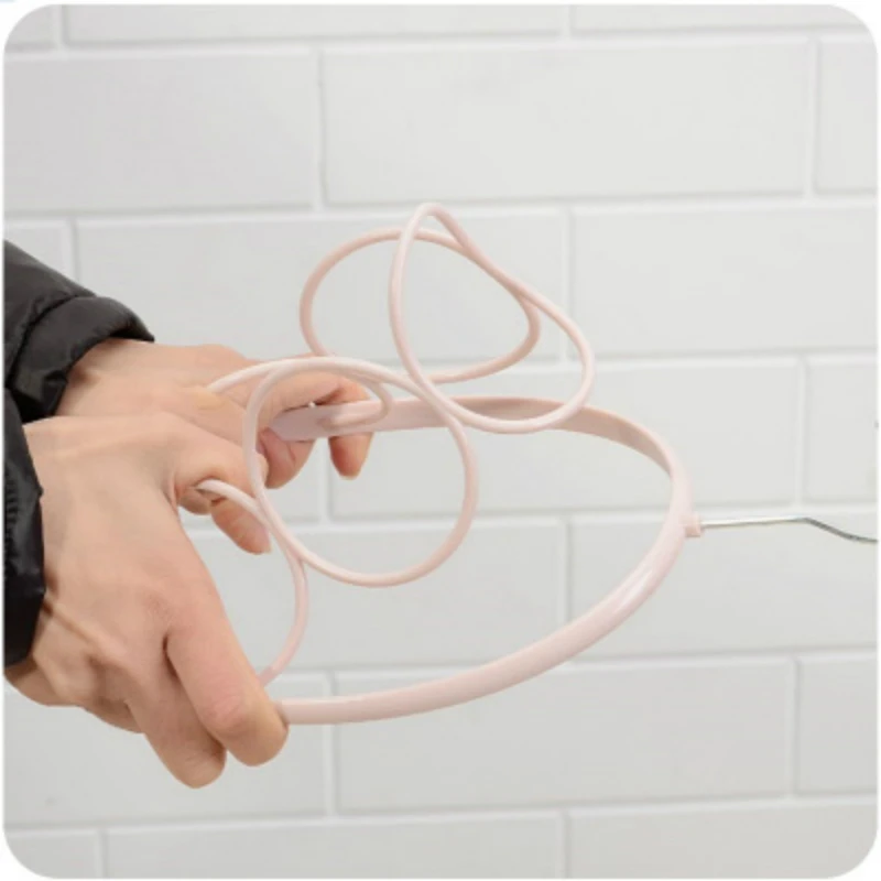 

5 Hole Scarf Wraps Shawl Storage Hanger Ring Rope Slots Holder Hook Ring Ties Hanger Belt Rack Scarves OrganizerHolder Hook