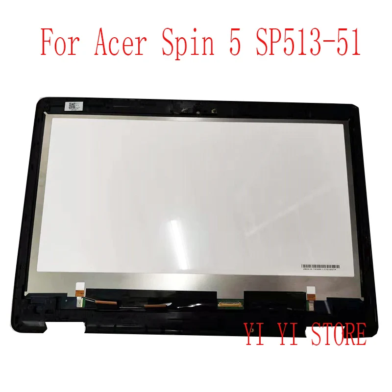 Оригинальный Для acer Spin 5 SP513 51 ЖК экран + сенсорный дигитайзер в сборе FHD LQ133M1JW07 или