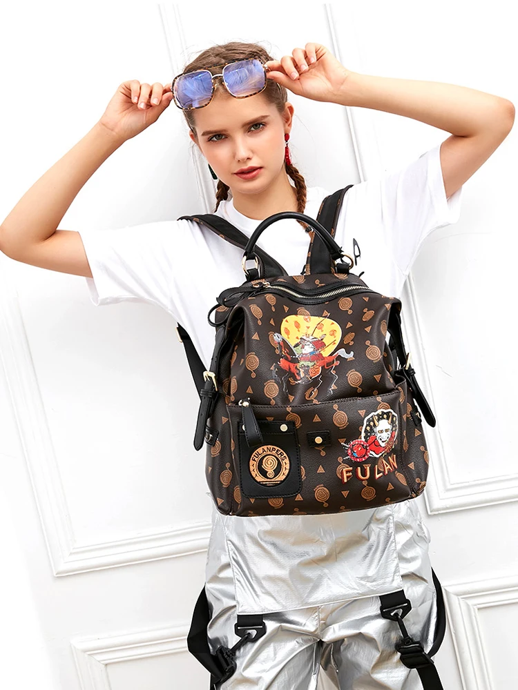 Рюкзак новинка 2020 модные дизайнерские женские рюкзаки с модным принтом