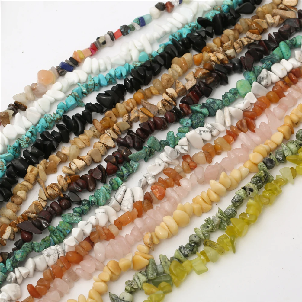 

Natural Irregular Stone Beads Agates Quartz Semi Precious Freeform Loose Spacer Bead For Jewelry Making DIY Bracelet Necklace