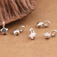 silver 925 jewelry antique thailand silver mini star pendant popular jewelry accessories pendant boutique jewelry wtl029