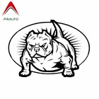 Aliauto смешная наклейка на автомобиль Американский хулиган мама хулиган папа виниловые оконные анти-УФ аксессуары ПВХ наклейка черныйсеребристый, 17 см * 12 см