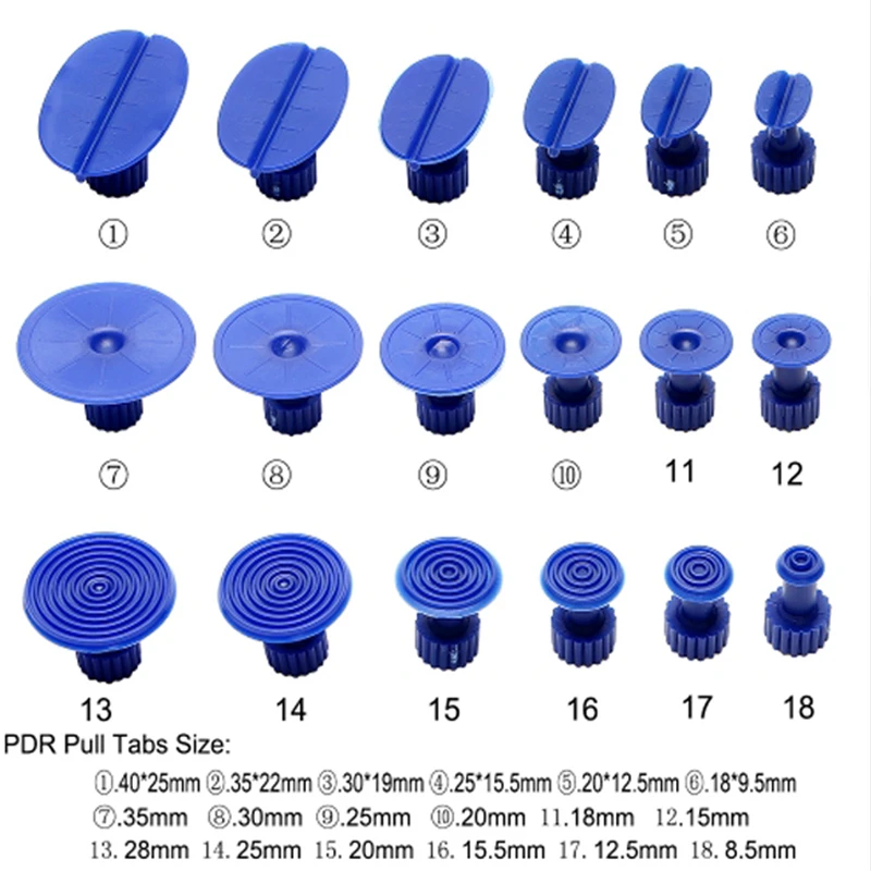 

T-bar Car Dent Repair Tools With 18 Tabs Paintless Auto Body Dents Removal Pulling Puller Lifter Hand Tool