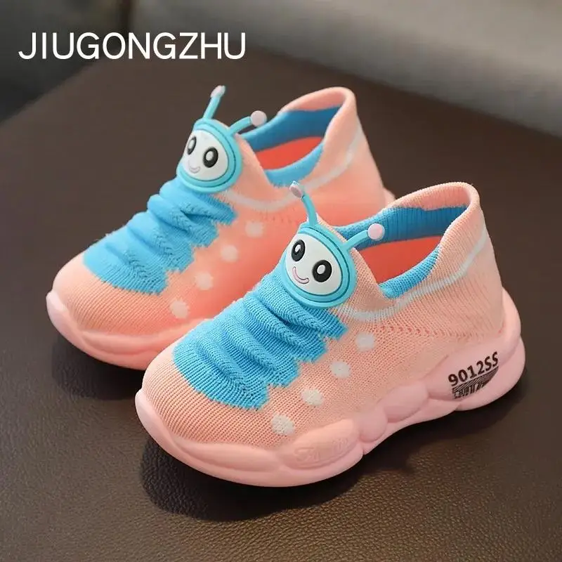

JY Baby Girls Boys Kid Infant Toddler Animal Mesh Air Breathable Casual Shoes 3Colors 22-32 1-7Years P14