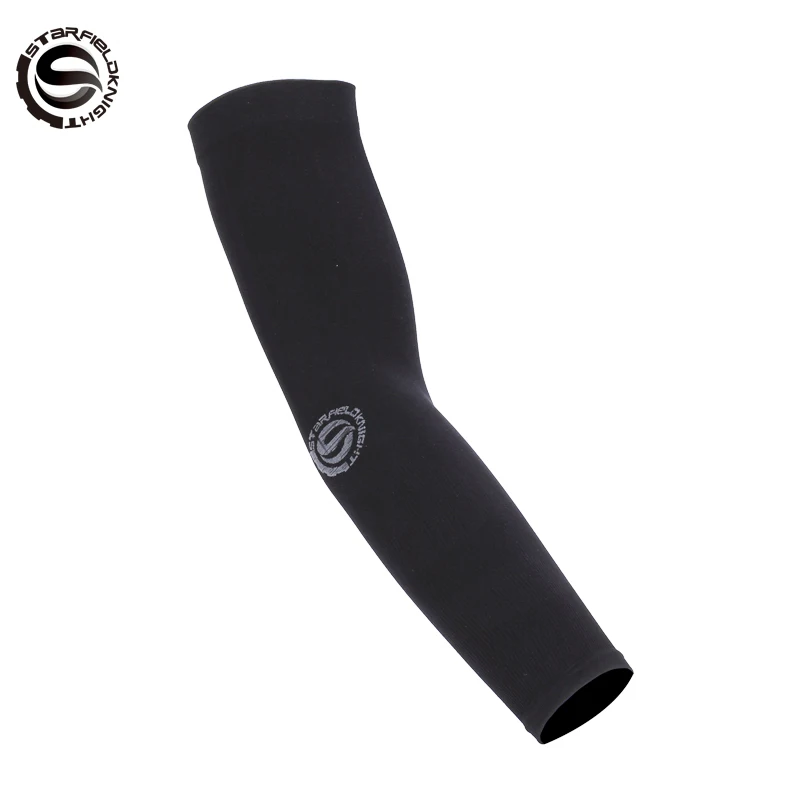 Черно белые летние крутые солнцезащитные рукава SFK с защитой от УФ излучения для