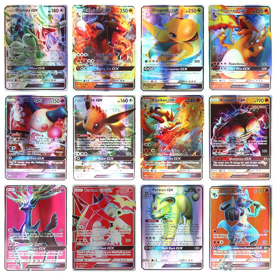 

2021 New 200pcs/set Pokemon Cards TAKARA TOMY Battle Toys Hobbies Hobby Collectibles Game Collection Pokmon Children's Cards