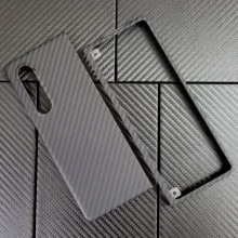 Top Quality Samsung Galaxy Z Fold 3 Carbon Fiber Case Ultra Thin 2in1 Matte 100% Real Carbon Case For Z Fold3 Aramid Fiber Cover
