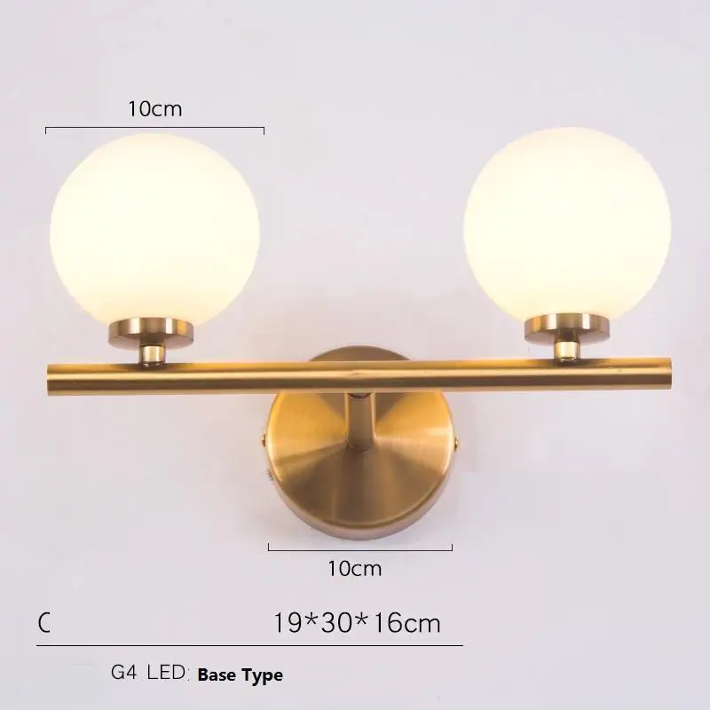 Interieur современные настенные лампы деко дом зеркало Luminaria Lampara де подкладке Aplique Luz