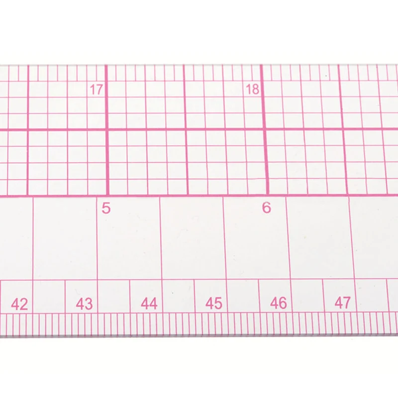 

Plastic Sewing Tailor 60cm Beveled Transparent Ruler Double Side Metric Straight Ruler Yardstick Patchwork Cloth Cutting Rulers