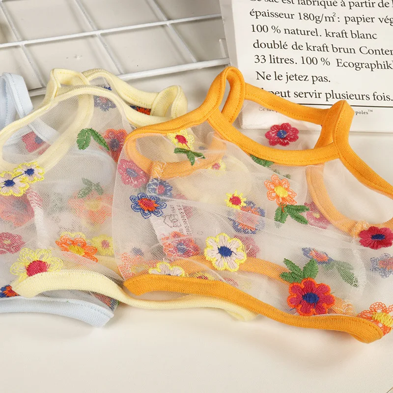 _ Одежда для кошек корейский короткий жилет и собак Тедди шнауцер одежда щенков