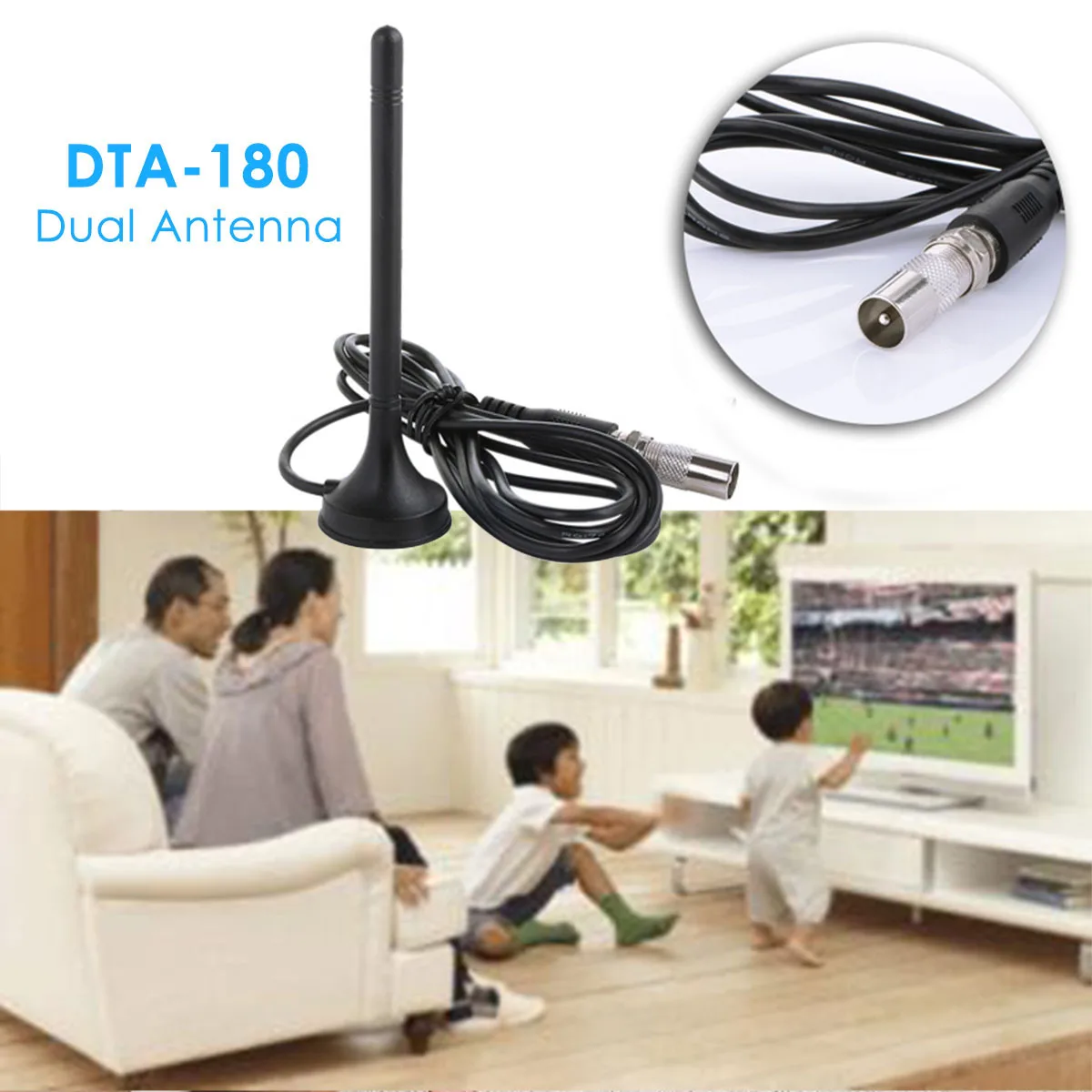 SOONHUA DTA 180 DVB T TV двойная антенна HD 30 дБ внутренняя цифровая TA дБи внутренний