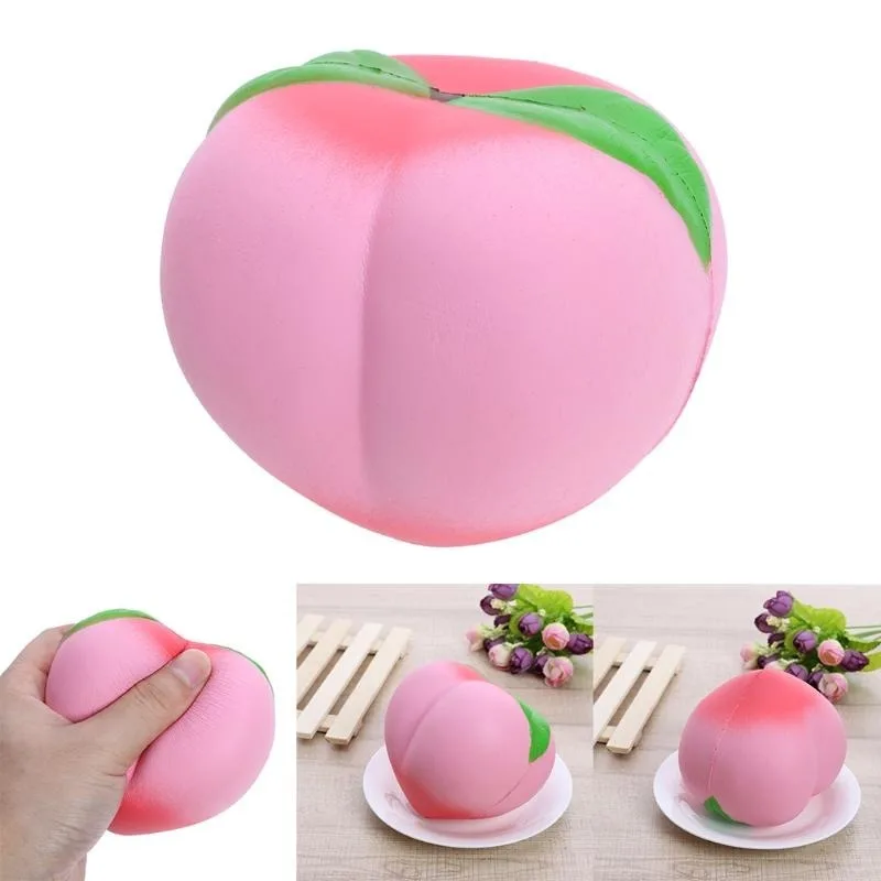 

12pces a set 5.5CM Jumbo Slow Rising Peach Squishies Toys Kawaii Fruit Squishies Cream Scented Toys for Kids