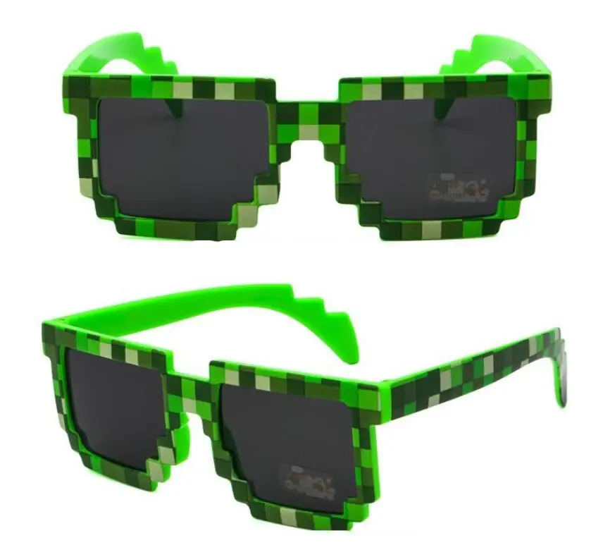 5 цветов! Модные солнцезащитные очки для детей cos play toys - Цвет: green
