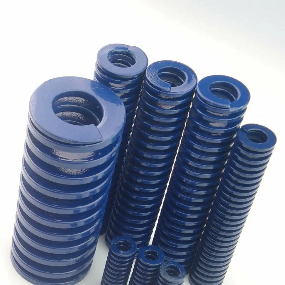 Hot Sale 2Pcs Blue Light Load Spiral Stamping Compression Die Spring Outer Diameter 12mm Inner 6mm Length 20-150mm | Обустройство