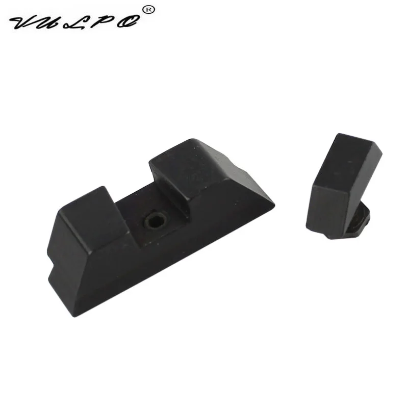 VULPO Тактический Glock прицел красный зеленый Оптическое волокно Точка переднего и