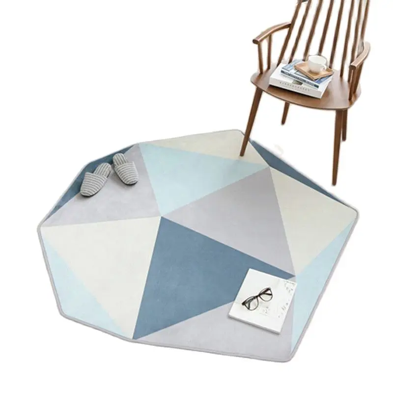 Скандинавский современный персонализированный ковер геометрической формы для