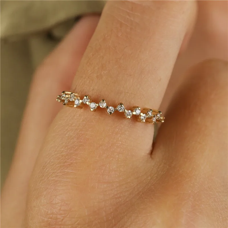 Женское кольцо в стиле бохо маленькое круглое из 100% настоящего серебра 925 пробы