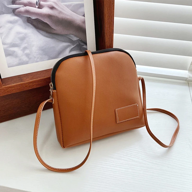 

Western style texture small bag female autumn 2021 new trend fashion casual messenger bag ins shoulder shell bag
