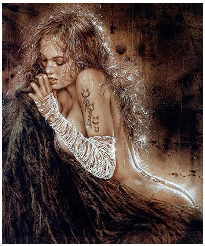 Алмазная мозаика сексуальная женская картина с голым бриллиантом искусство