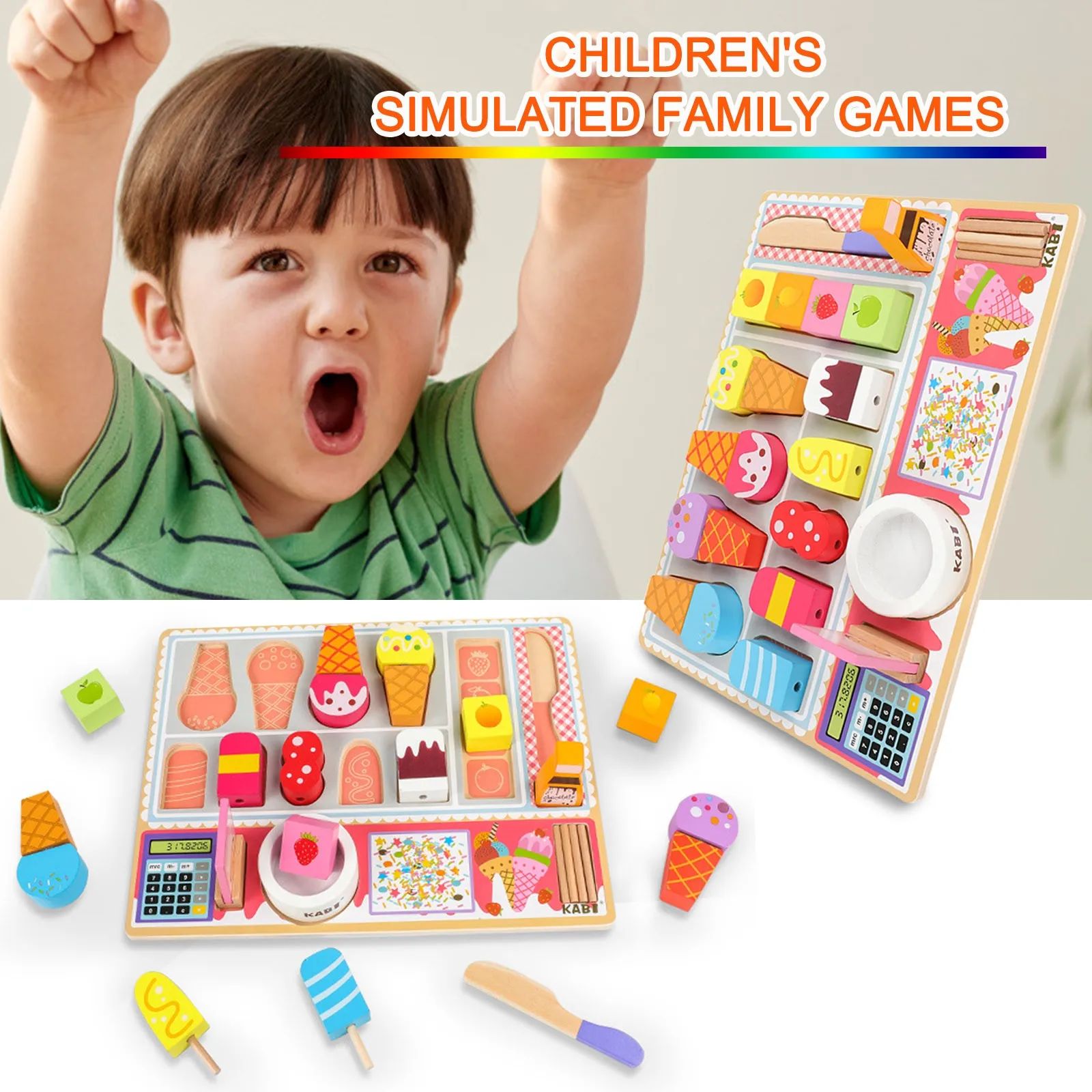 Новые детские симуляции Монтессори ролевые игры деревянные головоломки