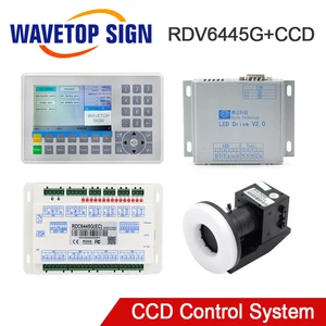 WaveTopSign Ruida RDV6445G CCD визуальный Co2 лазерный контроллер для лазерная резка, гравировальный станок