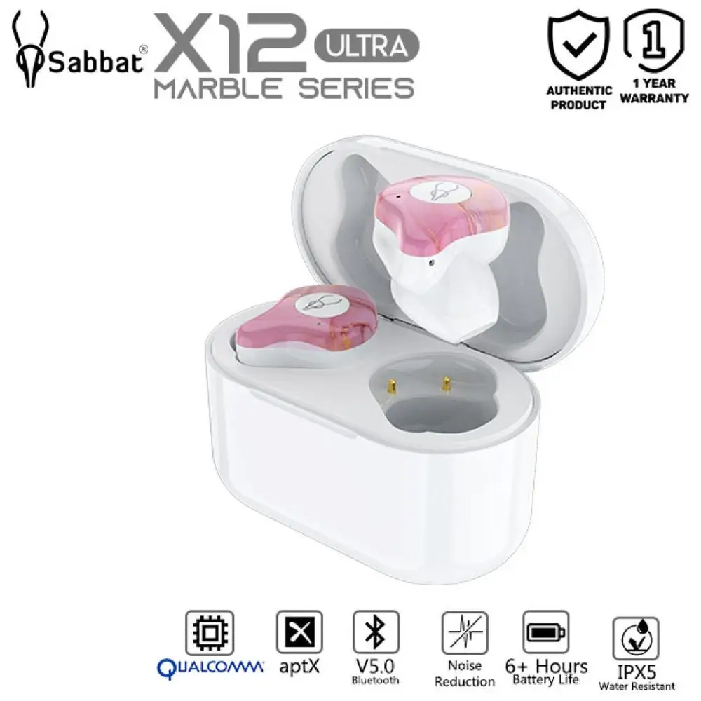 

TWS-наушники Sabbat X12 Ultra с поддержкой Bluetooth 5,0
