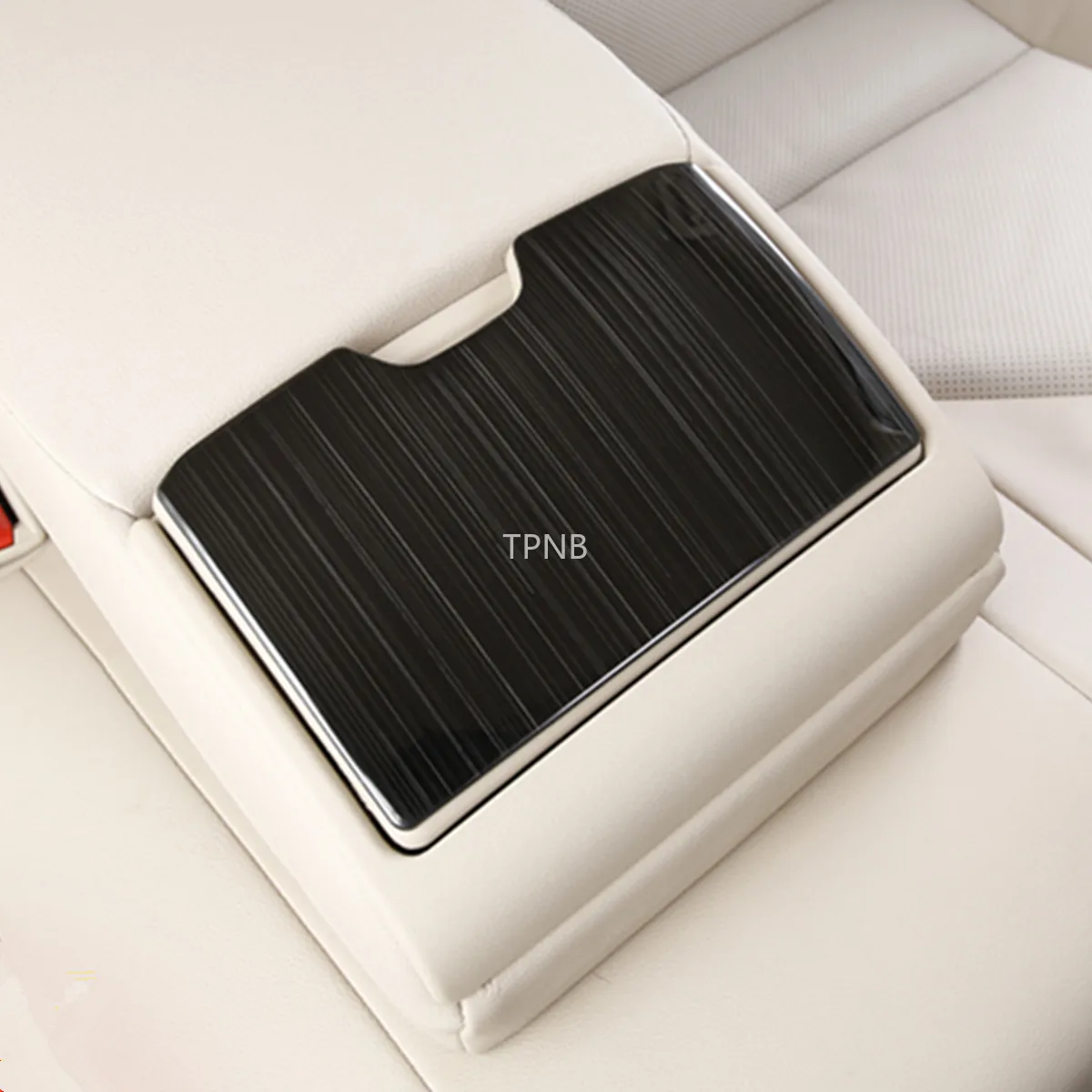 Задний подлокотник из нержавеющей стали подстаканник крышка отделка для Toyota Camry