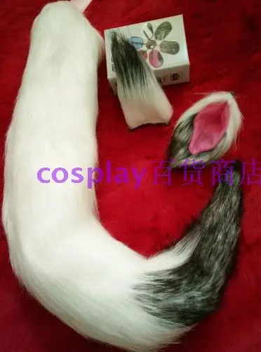 Сценическое представление косплей Универсальный волк демон лиса белый серый