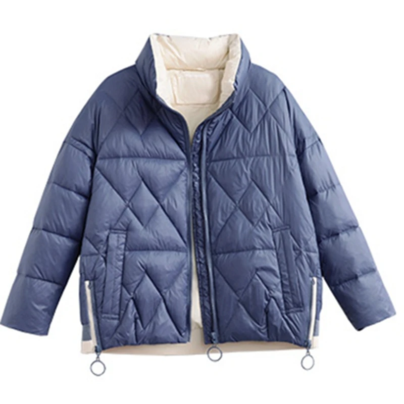 Женский пуховик со стоячим воротником новинка 2019 Модный повседневный | Женская