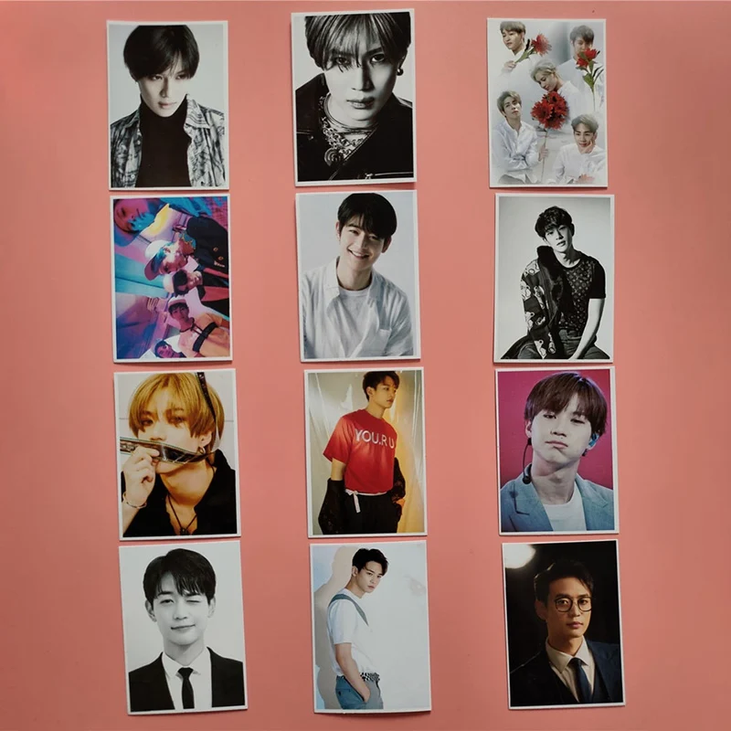 16 шт./компл. Kpop SHINee самодельная бумага Lomo карта фото HD Фотокарта Поклонники