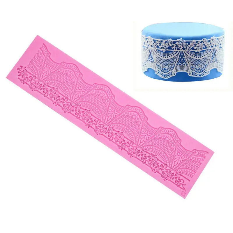 Кружева силиконовые формы для сладких изделий украшения Fondant (сахарная) коврик