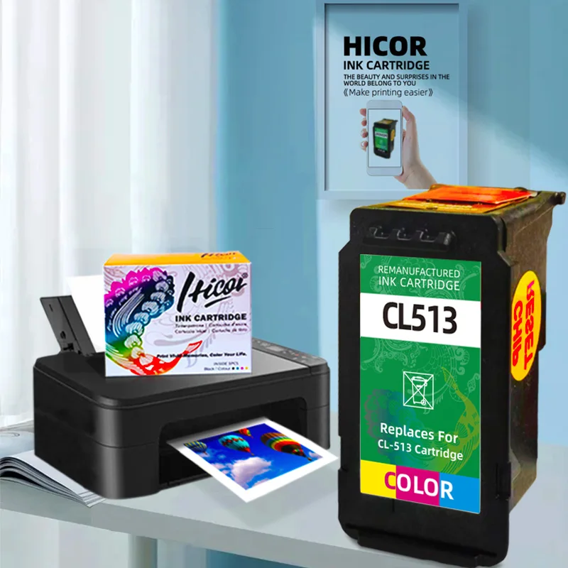 Картридж с чернилами Hicor для Canon PG-512XL 512 513 используется Pixma mp250 mp230 mp280 ip2700 mp240 mp495 -