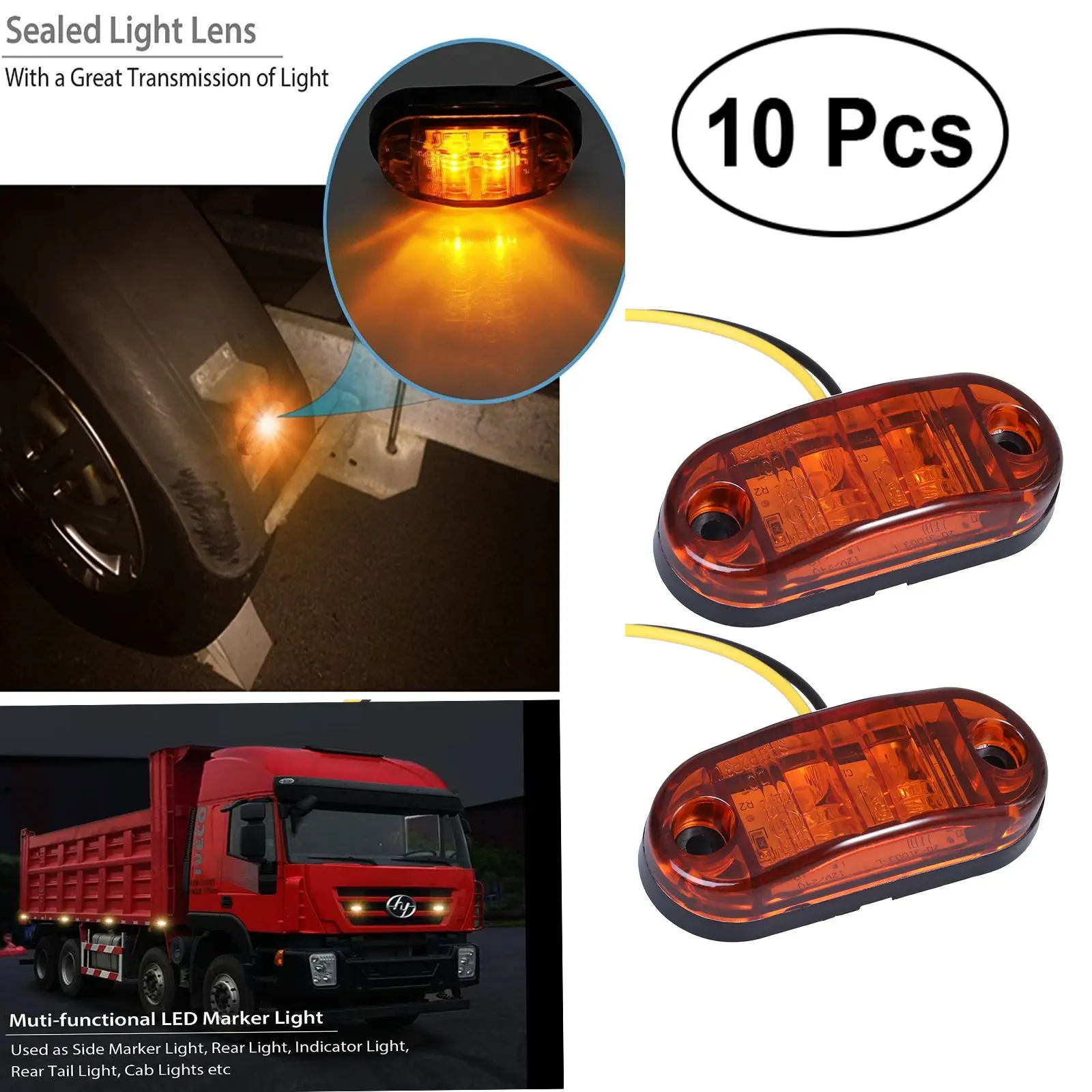 10 шт. 9 30 в фонарь для габаритных огней|Сигнальная лампа| |