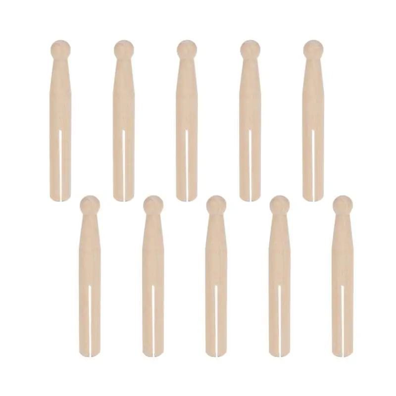 10 шт. влагостойкий Экологичный Деревянный зажим для домашней еды| |