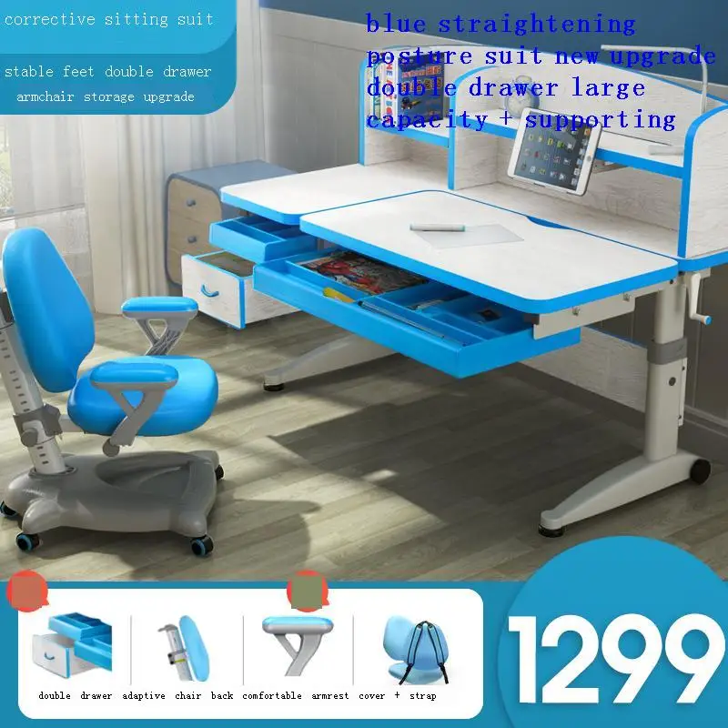 

Kindertisch Toddler Desk Tavolo Bambini Avec Chaise Pour and Chair Adjustable Mesa Infantil for Bureau Enfant Study Kids Table