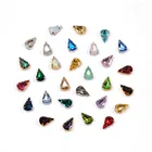 Разные цвета смешанные Необычные камни K9 Кристалл Капля Стразы для одежды Ремесло Шарм ювелирные изделия 3D дизайн ногтей Diy украшения