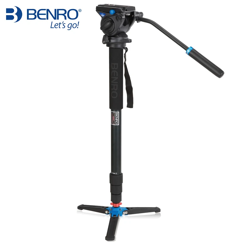Профессиональный видео монопод с шаром для головы Спортивная тренога наблюдения