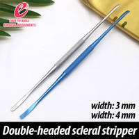 double head scleral stripper ophthalmic microsurgical instrument titanium alloy periosteal scleral stripper